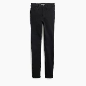 J Crew High-Rise Black Skinny Jean-Size 32